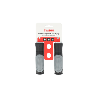 Simson S020450 handvatten Ergo shift zwart-grijs