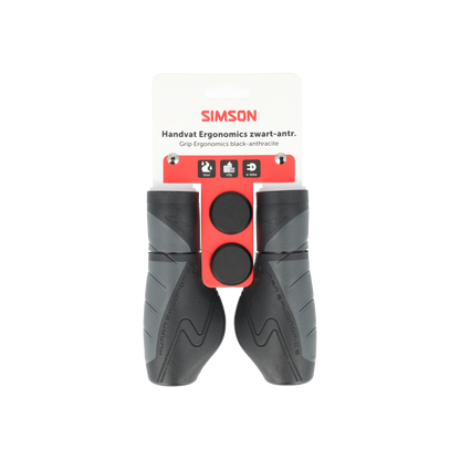 Simson S020455 handvatten Ergonomics zwart-antraciet