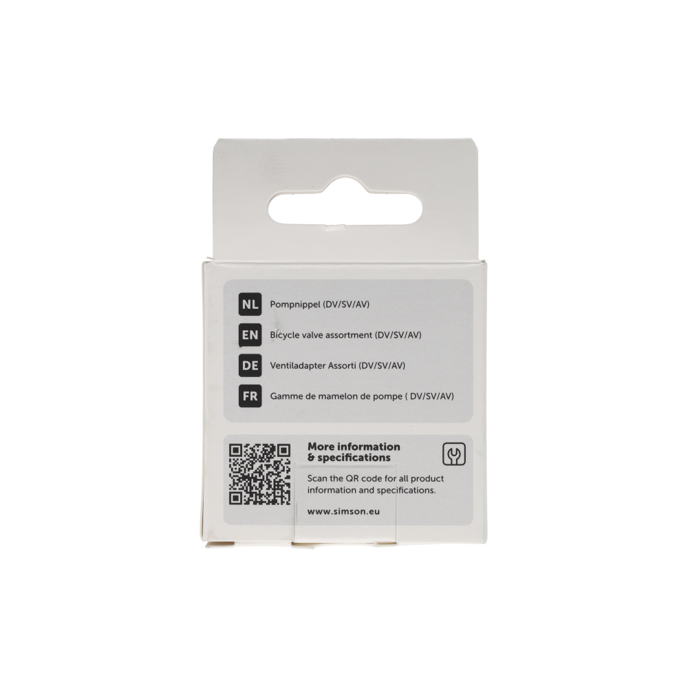 Simson S020505 pompnippel assortiment 3-delig