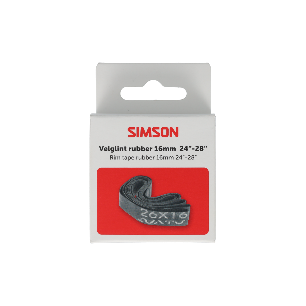 Simson S020510 velglintrubber 24"-28" 16mm breed