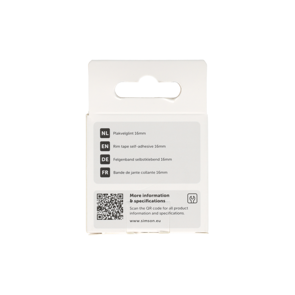 Simson S020514 plakvelglint 16mm breed