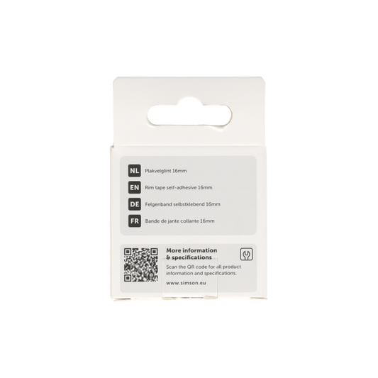 Simson S020514 plakvelglint 16mm breed
