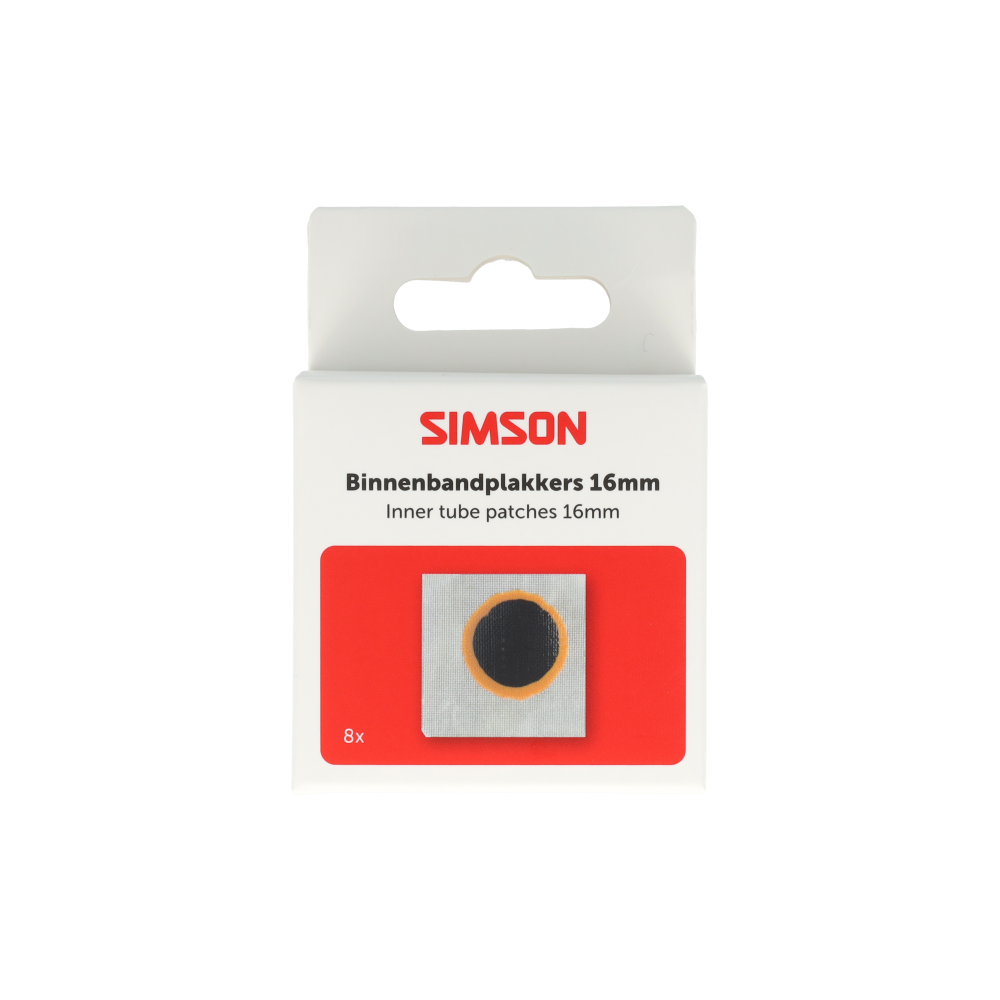 Simson S020520 binnenbandpleisters 16mm 8st.