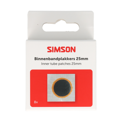 Simson S020521 binnenbandpleisters 25mm 8st.