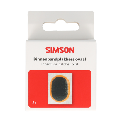 Simson S020523 binnenbandpleisters ovaal 8st.