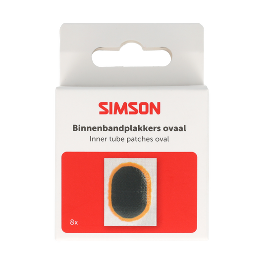 Simson S020523 binnenbandpleisters ovaal 8st.