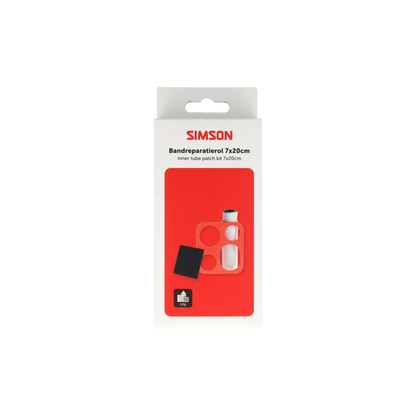 Simson S020536 bandenreparatierol & sjabloon 7x20cm