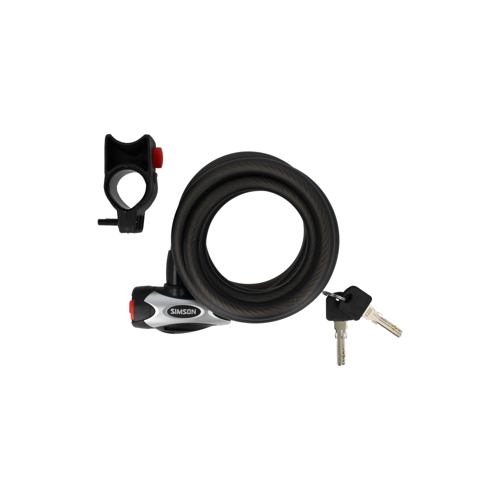 Simson S020840 spiraalkabelslot Pro size XXL 12mm x 180cm