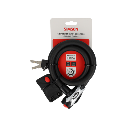 Simson S020841 spiraalkabelslot Excellent size L 15mm x 100cm
