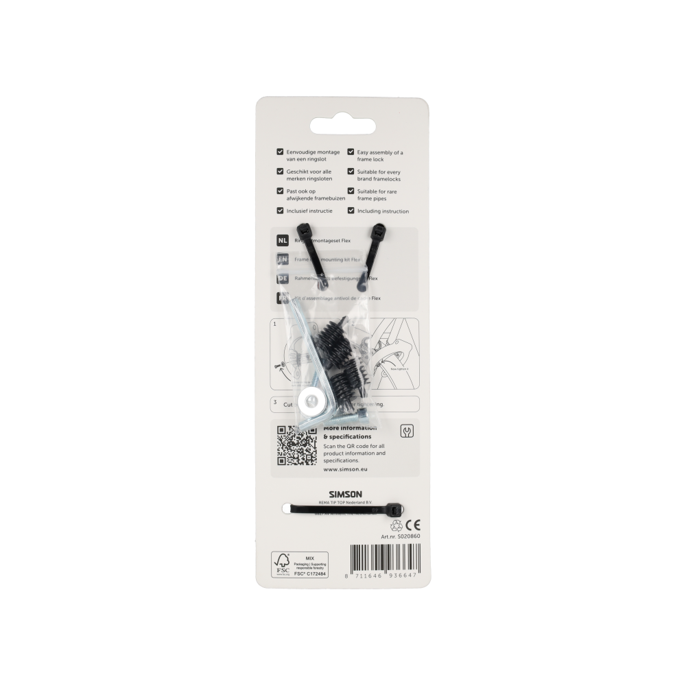 Simson S020860 ringslotmontageset Flex