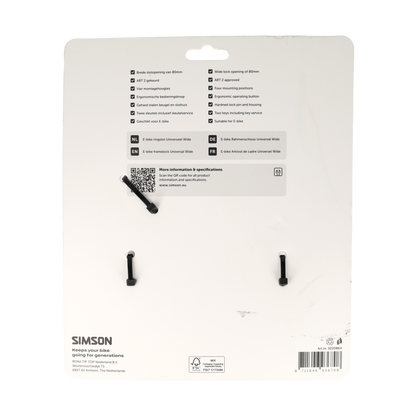 Simson S020864 ringslot Universeel Wide 80mm ART**