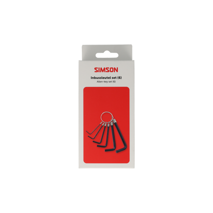 Simson S020901 inbussleutelset 6-delig
