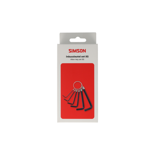Simson S020901 inbussleutelset 6-delig