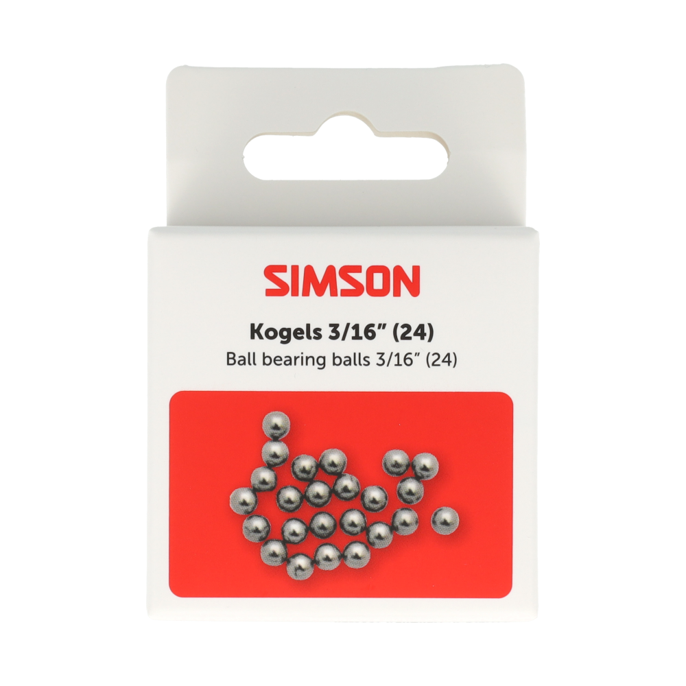 Simson S020910 kogels 3/16" 24st.
