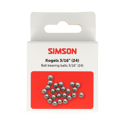 Simson S020910 kogels 3/16" 24st.
