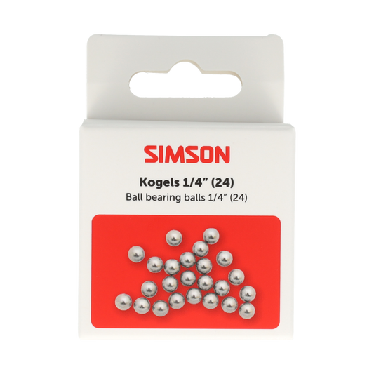 Simson S020912 kogels 1/4" 24 st.