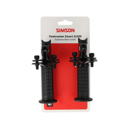 Simson S020919 voetrusten zwart 1110S