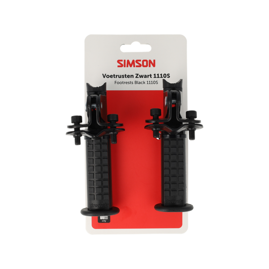 Simson S020919 voetrusten zwart 1110S