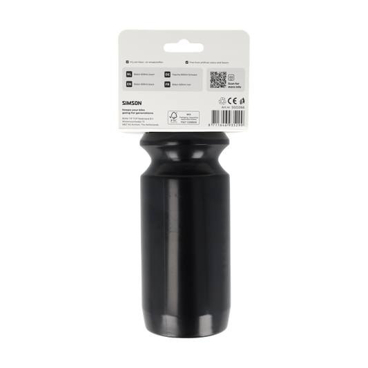 Simson S021066 bidon 600ml zwart