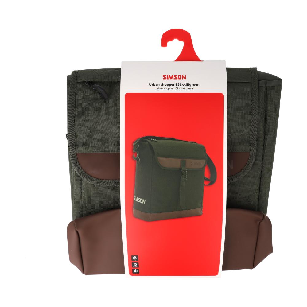 Simson S021070 Urban Single Bag / schoudertas – 15L – Olive Green