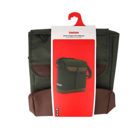 Simson S021070 Urban Single Bag / schoudertas – 15L – Olive Green