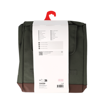 Simson S021070 Urban Single Bag / schoudertas – 15L – Olive Green