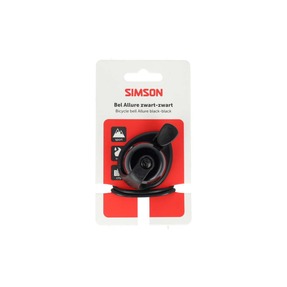 Simson S021200 bel Allure zwart-zwart