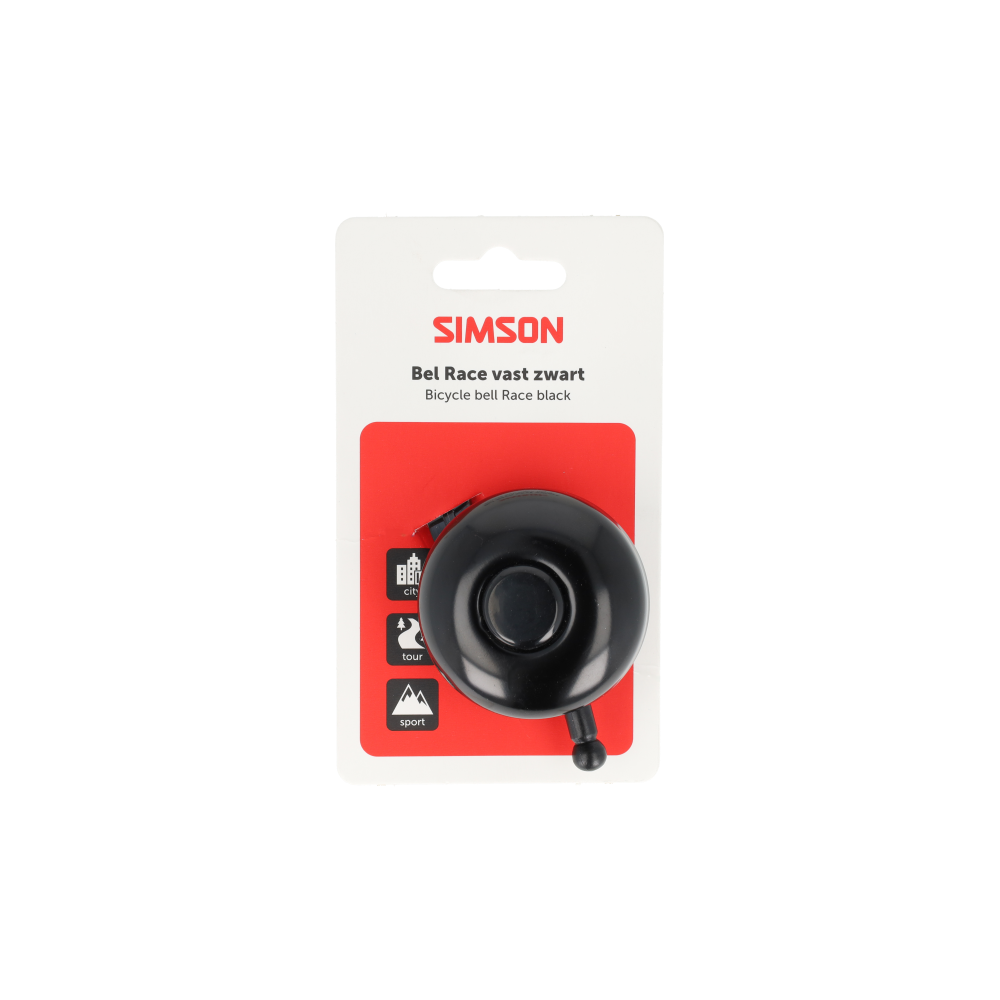 Simson S021212 bel Race zwart