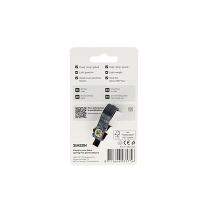 Simson S021212 bel Race zwart