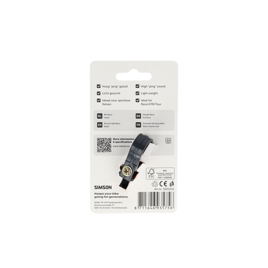 Simson S021212 bel Race zwart