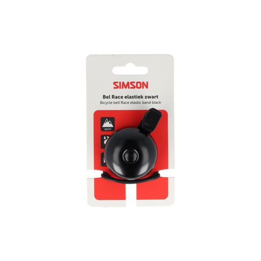 Simson S021231 bel Race rubber elastiek bevestiging zwart