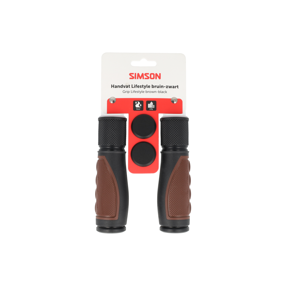 Simson S021456 handvatten Lifestyle donkerbruin-zwart