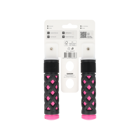 Simson S021477 handvatten Kinder roze-zwart