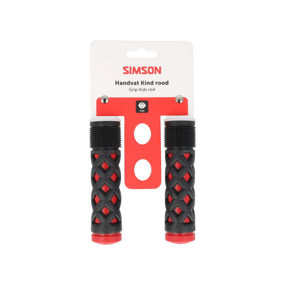 Simson S021479 handvatten Kinder rood-zwart