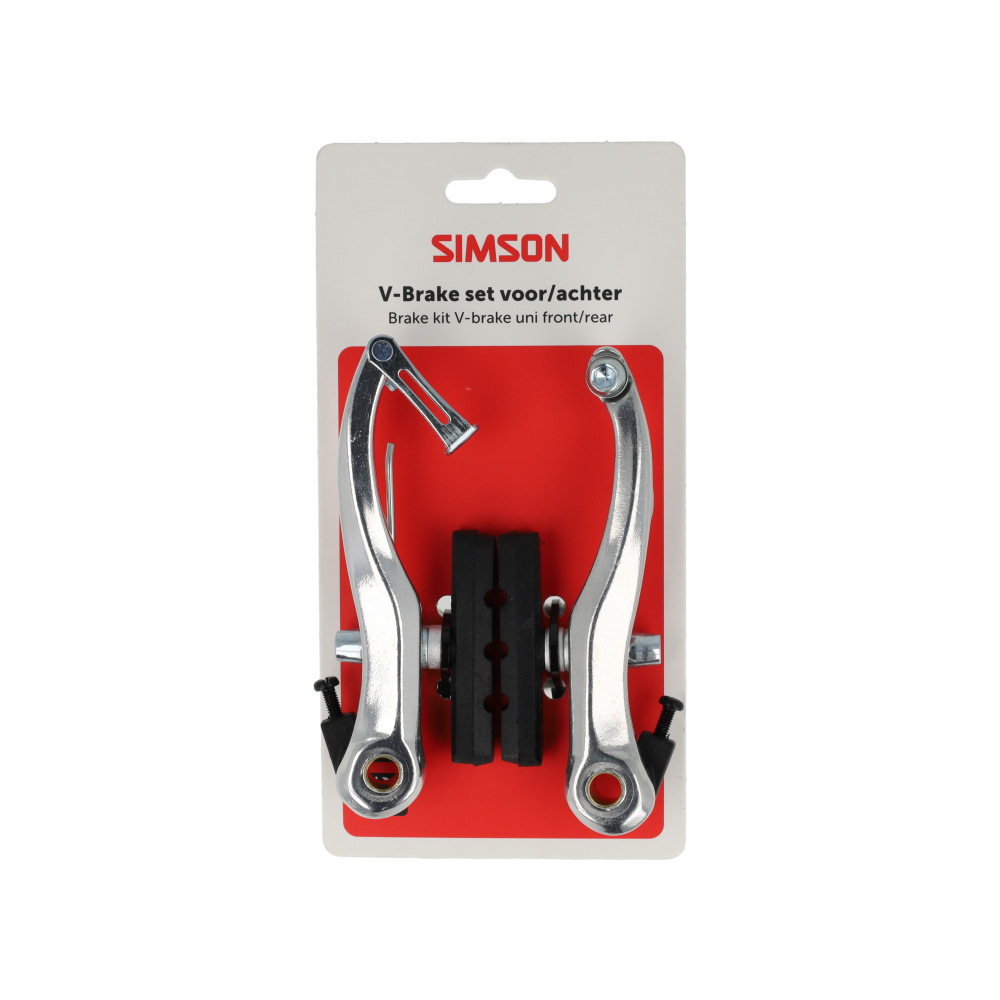 Simson S021807 V-Brake remmenset geschikt als voor- en achterrem