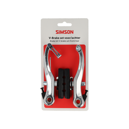 Simson S021807 V-Brake remmenset geschikt als voor- en achterrem