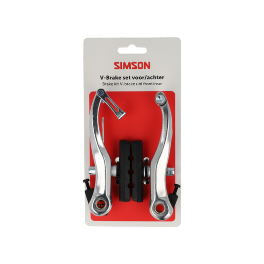 Simson S021807 V-Brake remmenset geschikt als voor- en achterrem