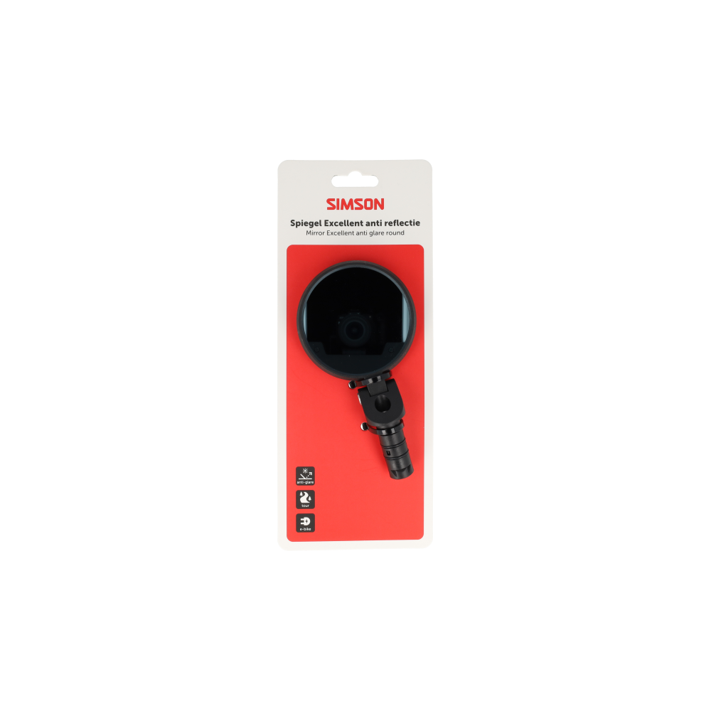 Simson S021822 spiegel Excellent anti-reflectie rond