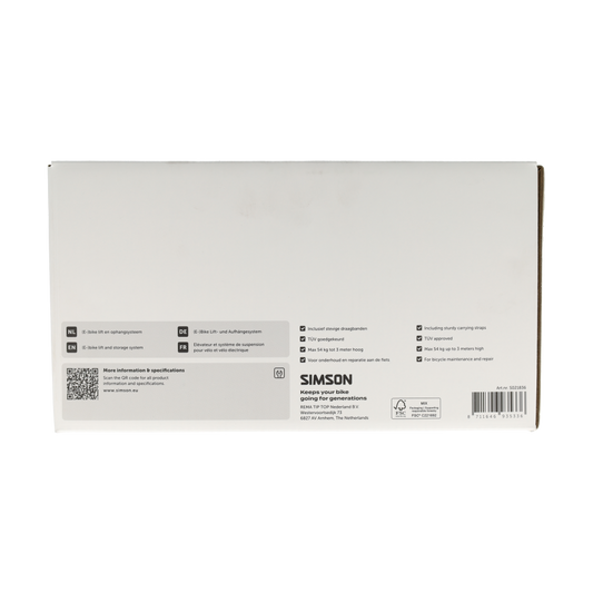 Simson S021836 (E)-bike lift en ophangsysteem