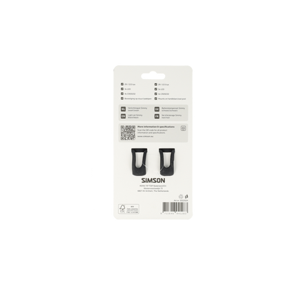 Simson S022024 batterij LED set Simmy zw/zw 29 LUX / 13.5 LUX