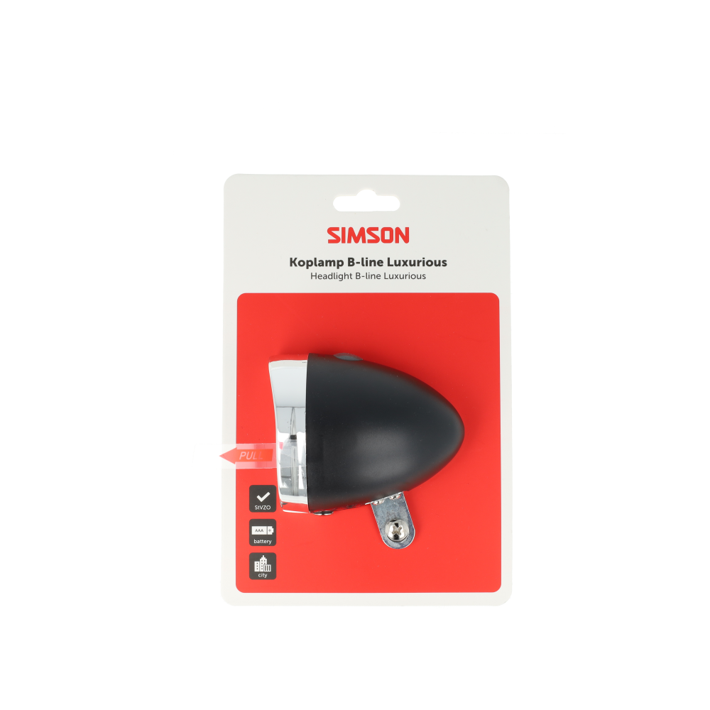 Simson S022030 batterij koplamp Classic Luxurious