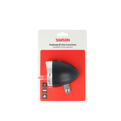 Simson S022030 batterij koplamp Classic Luxurious