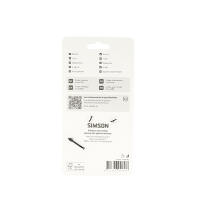 Simson S022043 Aurora koplamp E-line 50R