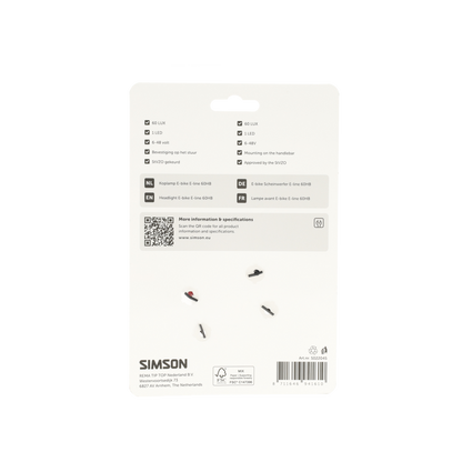 Simson S022045 Aurora koplamp E-line 60HB