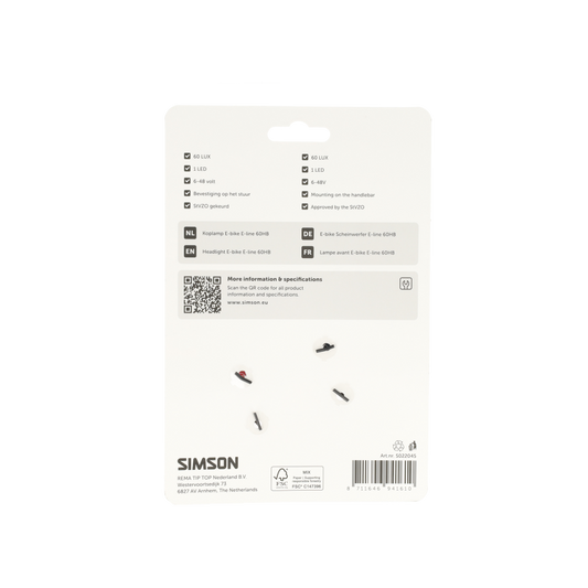 Simson S022045 Aurora koplamp E-line 60HB