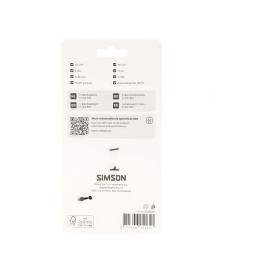 Simson S022046 Aurora koplamp E-line 40S