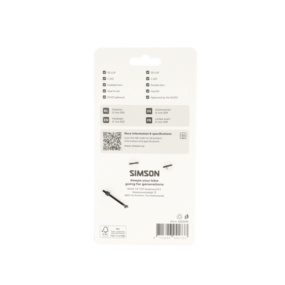 Simson S022049 Aurora koplamp D-line 50R