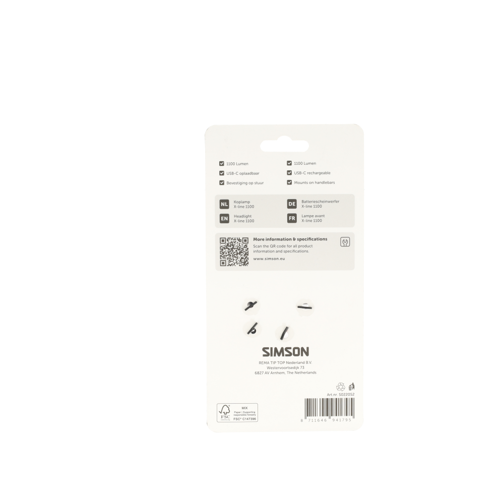Simson S022052 Aurora koplamp X-line 1100