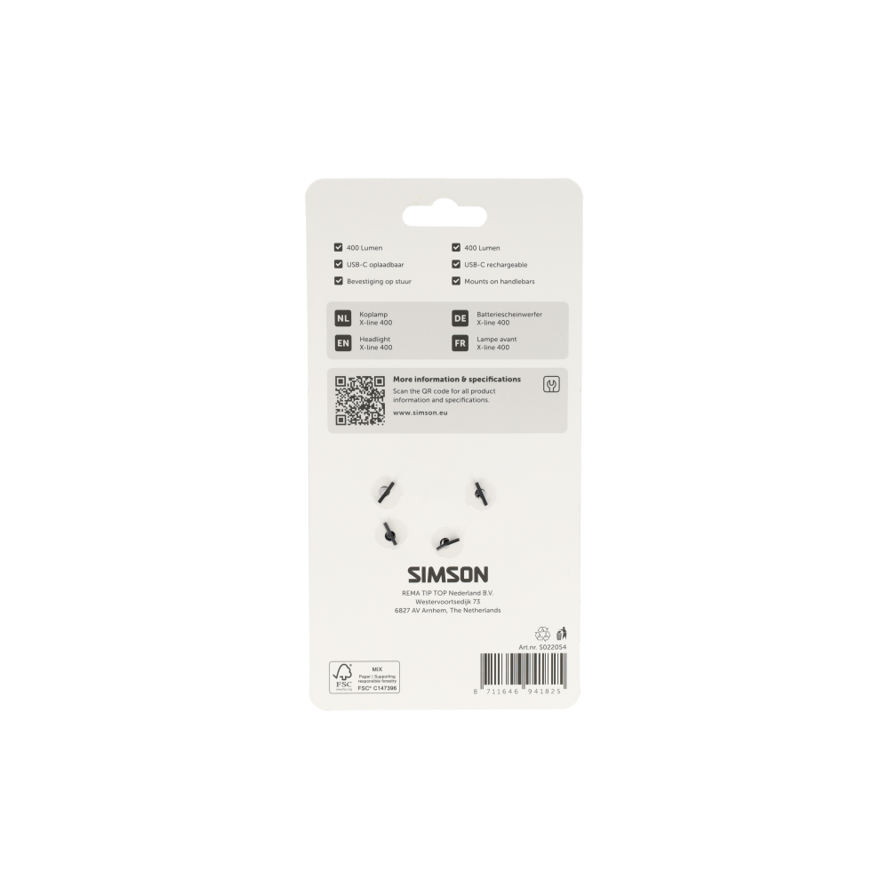 Simson S022054 Aurora koplamp X-line 400
