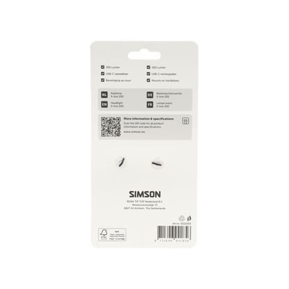 Simson S022055 Aurora koplamp X-line 200